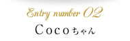 Entry number02  Cocoちゃん