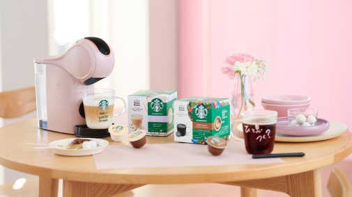 Nescafe Dolce Gusto スターバックスコラボ モカローズ おうちがスタバに! 「ネスカフェ ドルチェ グスト」コラボ体験