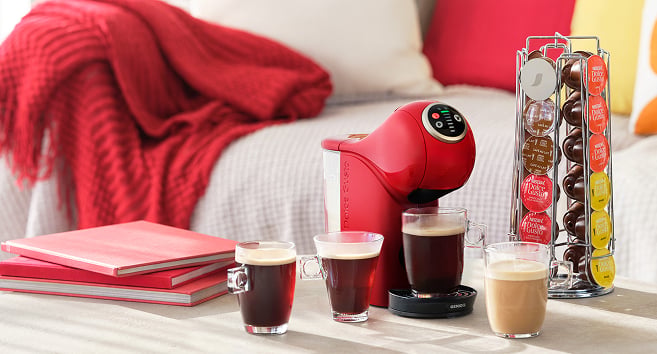 Nescafé Dolce Gusto コーヒーメーカー 赤 Nestle ネスカフェ ドルチェ グスト ジェニオ アイ コーヒーメーカー