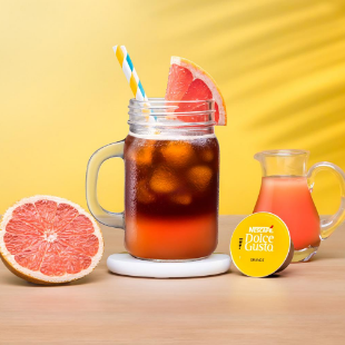 グレープフルーツアイスコーヒー