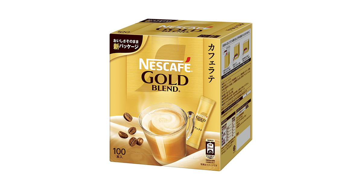 ネスカフェ ゴールドブレンド スティックコーヒー 100P | ネスレ日本 