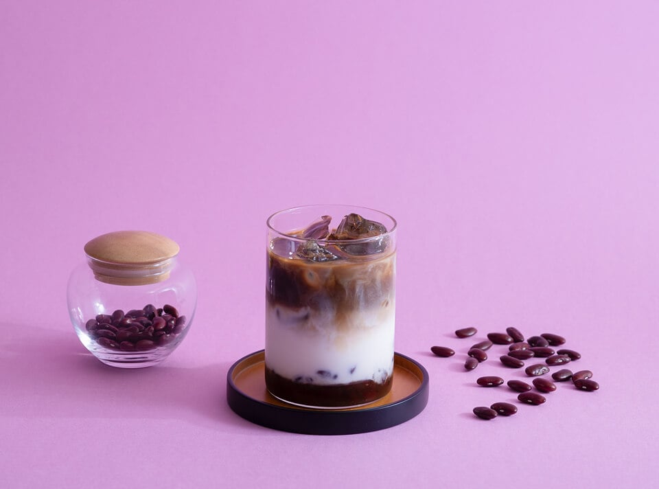 ぜんざいカフェラテ
