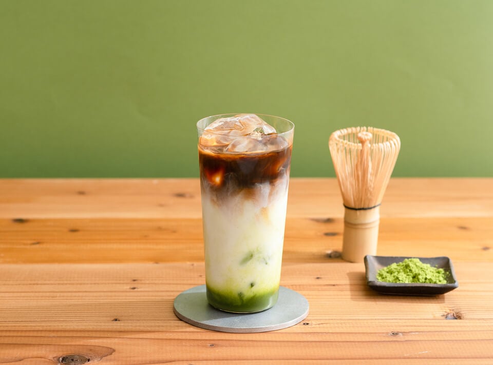 抹茶コーヒーラテ