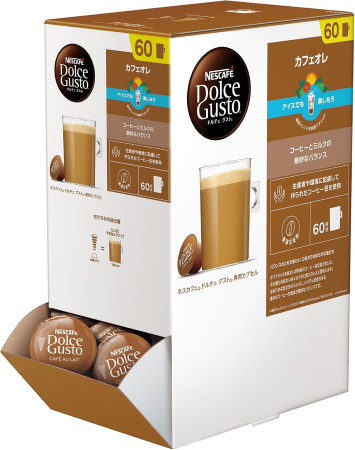 ネスカフェ ドルチェ グスト 専用カプセル カフェオレ 60P | ネスレ 