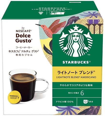 スターバックス® ライトノート ブレンド® ネスカフェ ドルチェ グスト 専用カプセル １２Ｐ ネスレ日本 製品情報サイト