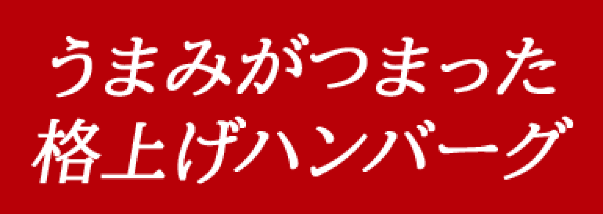うまみがつまった格上げハンバーグ