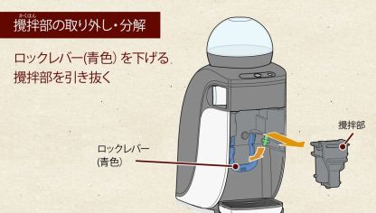 Embedded thumbnail for バリスタシンプル～攪拌部のお手入れ～（攪拌部の取り外し・分解）