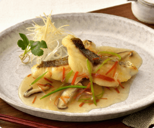 白身魚の野菜あんかけ