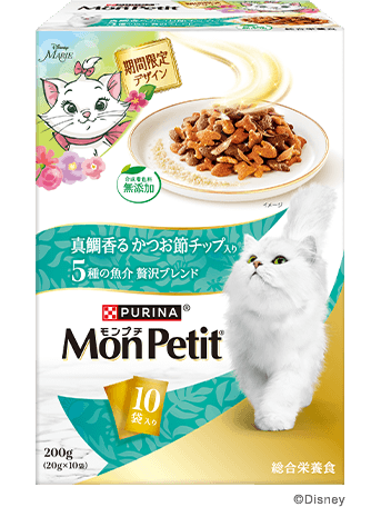 期間限定デザイン 真鯛香る かつお節チップ入り５種の魚介贅沢ブレンド