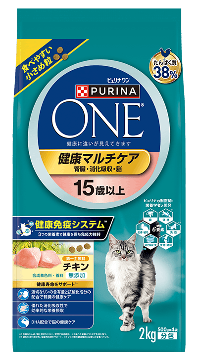 ピュリナワン 健康マルチケア(2kg×6袋)12kg Amazon | ピュリナ ワン 健康マルチケア 7歳以上 チキン 2kg
