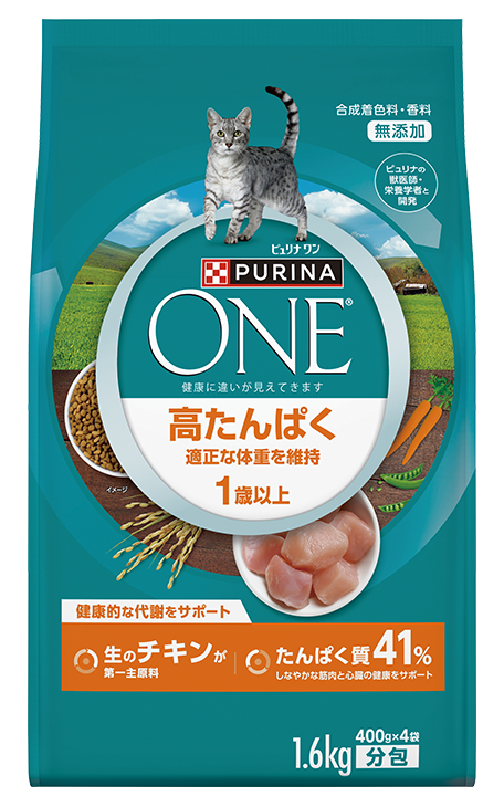 高たんぱく 適正な体重を維持 チキン｜ピュリナ ワン キャット（Purina