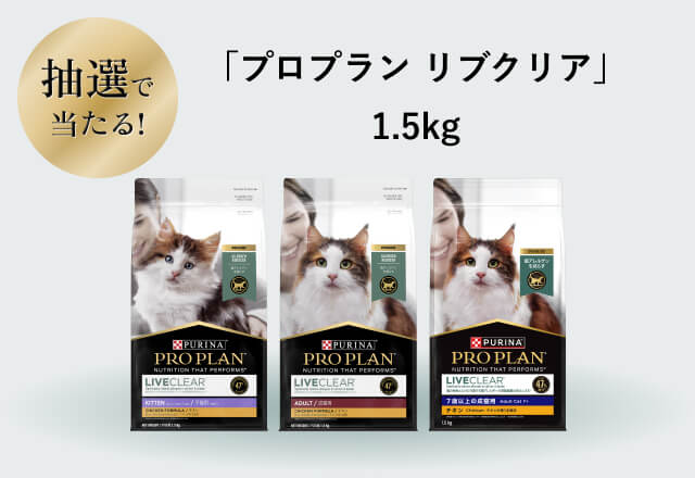 【抽選で当たる！】「プロプラン リブクリア」 1.5kg