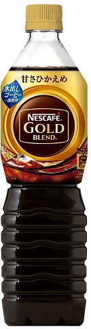 ネスカフェ ゴールドブレンド ボトルコーヒー 甘さひかえめ 720ml